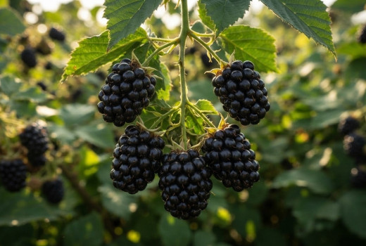 Die besten dornenlosen Brombeeren mit riesigen Früchten