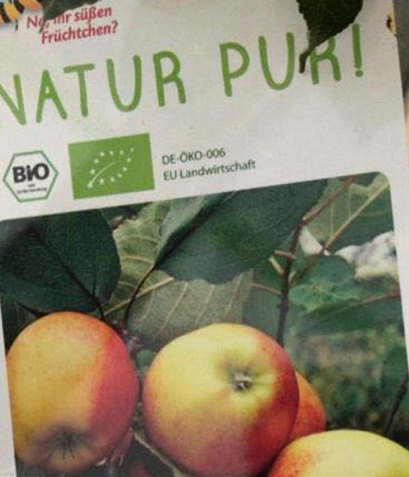 BIO Säulenapfelbaum AROMA SPUR GELB-ROT - Tutifruti SK